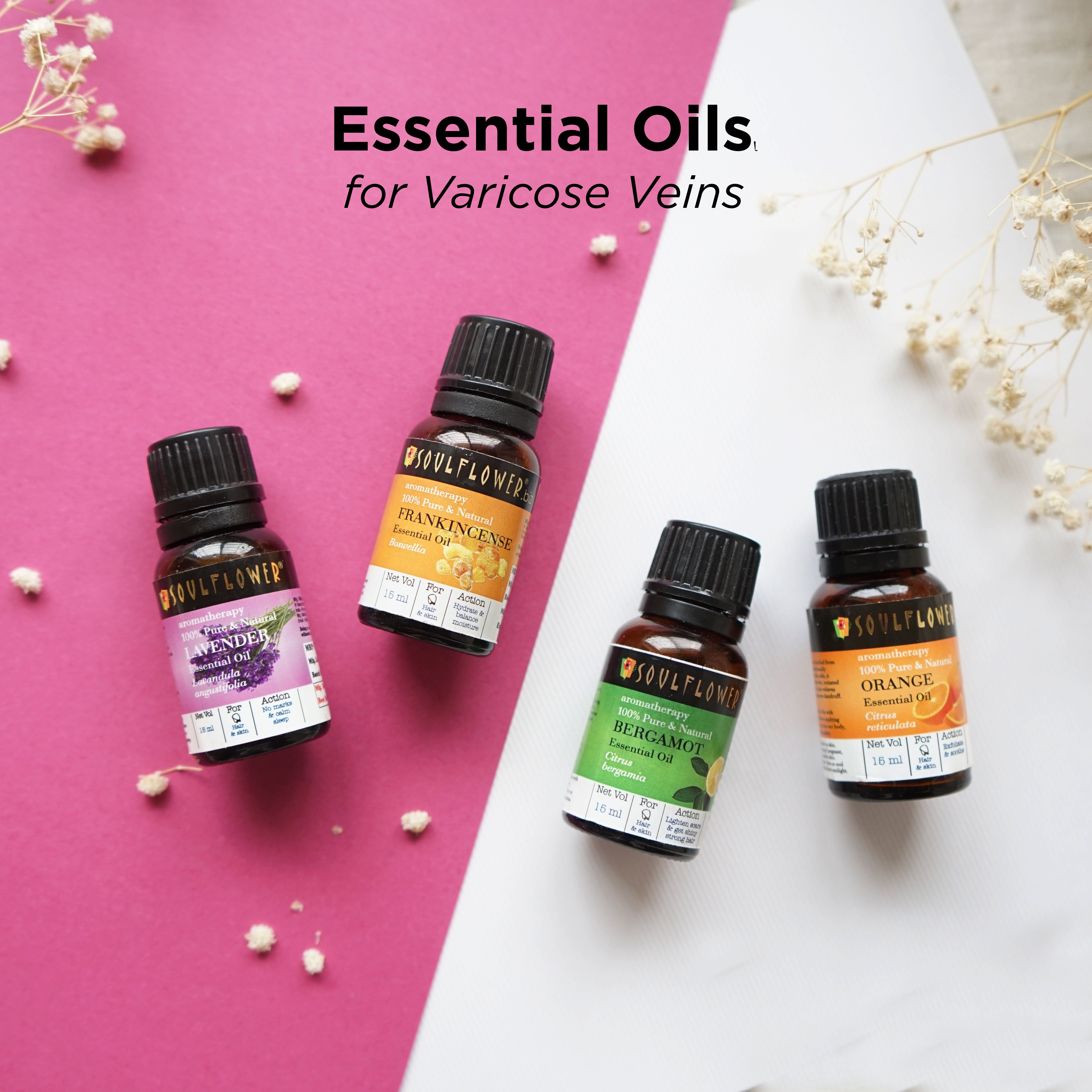 Essential Oils for Varicose Veins – Soulflower.in