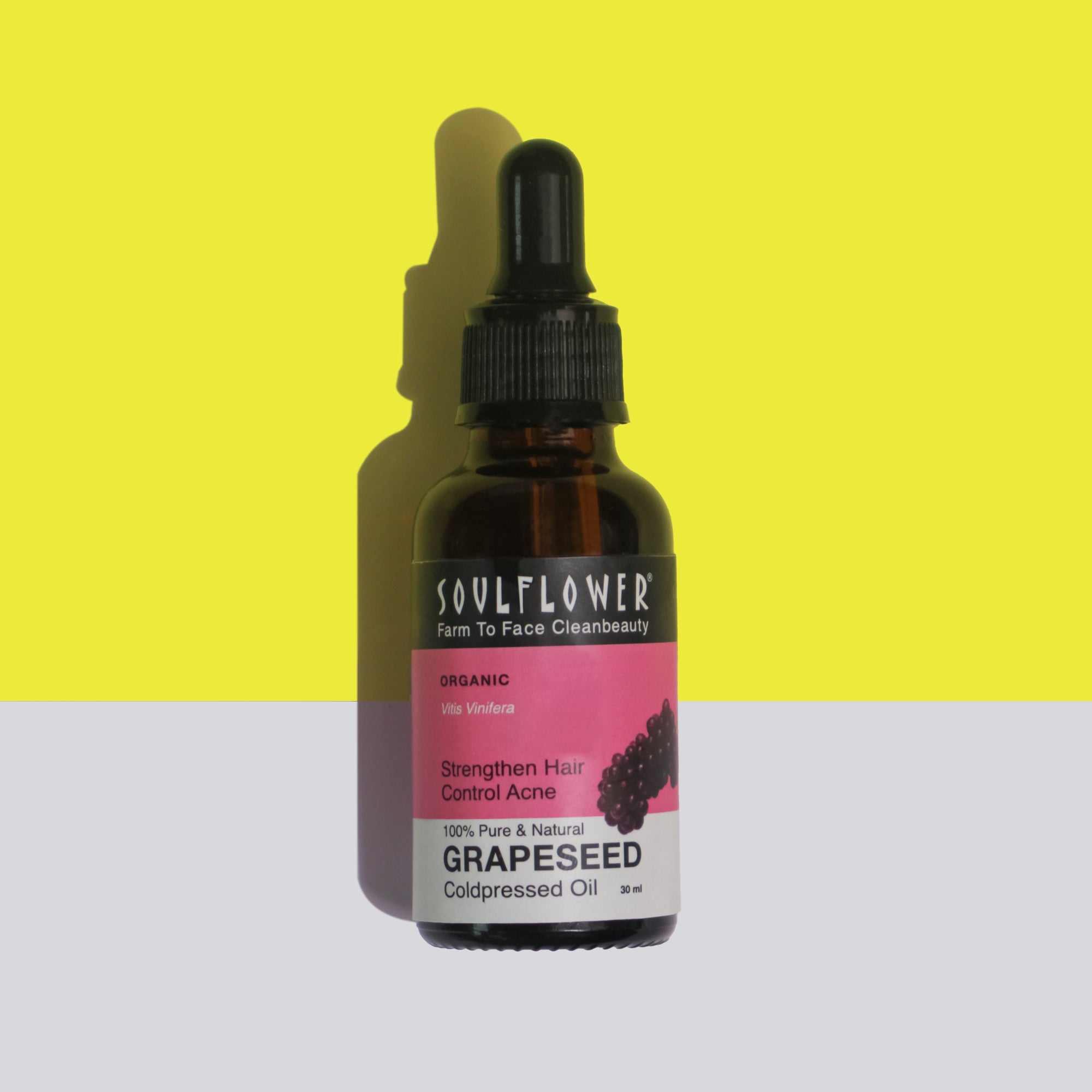 Cold Pressed Grapeseed Oil For Hair & Skin