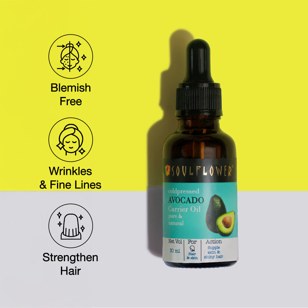 Pure Cold Pressed Avocado Oil For Hair & Skin