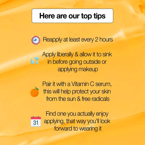 Top tips to apply sunscreen