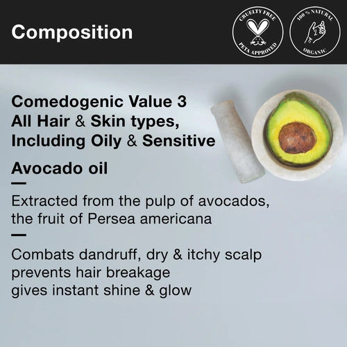 Pure Avocado Oil For Hair & Skin