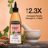 Soulflower Rosemary Lavender baby hair oil increased 2.3X tensile strength in 1 wash