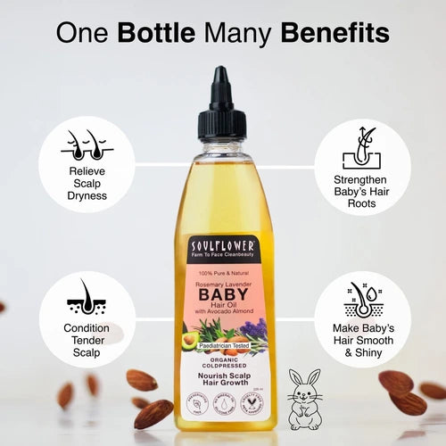 Baby Hair Oil for Healthy Scalp and strenghtening hair roots