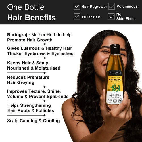 Bhringraj Hair Growth Oil for Thick, Strong, and Healthy Hair