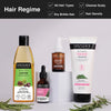 Hair regime including Cold-pressed Castor Oil for hair care