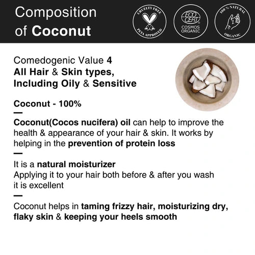 Coconot oil for frizzy hair