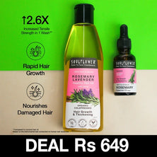 Buy Rosemary lavender & essential oil hair growth set - Soulflower