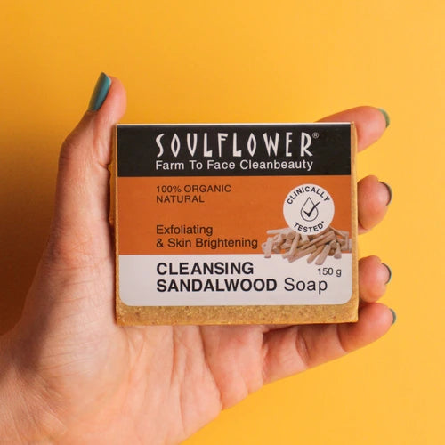 100% organic natural sandalwood soap