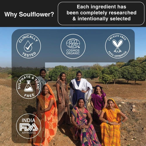 This image is saying why Soulflower products should be used