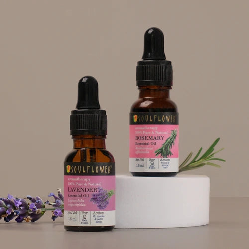 Rosemary & Lavender Essential Oil for Nourishment of Skin & Hair