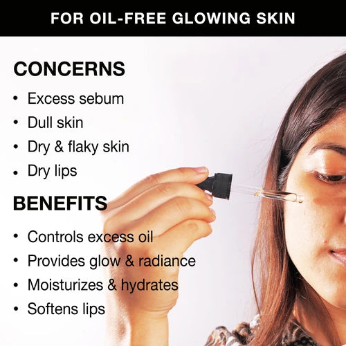 Concerns and benefits of jojoba carrier oil for oil free glowing skin