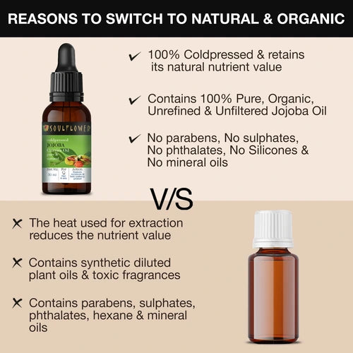 Jojoba Oil vs normal chemical oil