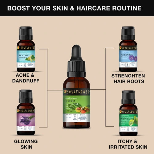 Image showing how to boost skin and hair care routine using jojoba oil