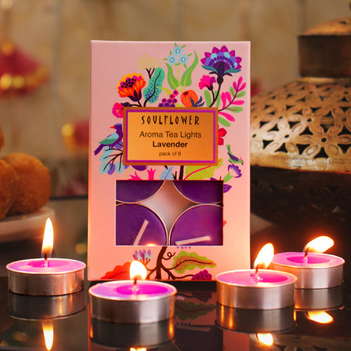 Soulflower T Light Candle - Lavender