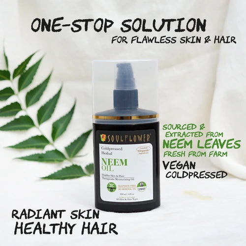 One stop solution for flawless skin and hair which is sourced from natural neem leaves fresh from farm