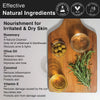 Image of natural ingredients used in Rosemary essential oil soap for intense nourishment 