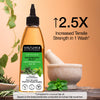 2.5X increased tensile strength in 1 wash for Soulflower Rosemary mint hair oil