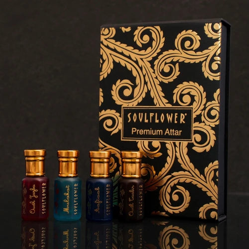 Premium Diwali attar gift set for men – long-lasting, alcohol-free, under ₹1000.