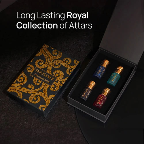 Premium Diwali attar gift set for men – long-lasting, alcohol-free, under ₹1000.