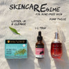 Skincare regime for acne free skin with 30% AHA Exfoliating & Repairing Serum