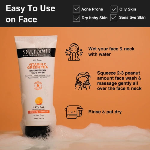 Best face wash with easy usage on all skin types