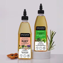 Rosemary Hair Oil & Baby Oil Combo for Gentle Baby Hair