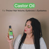 Organic Castor Oil for Hair Growth, Eye Brows & Lashes BYOB