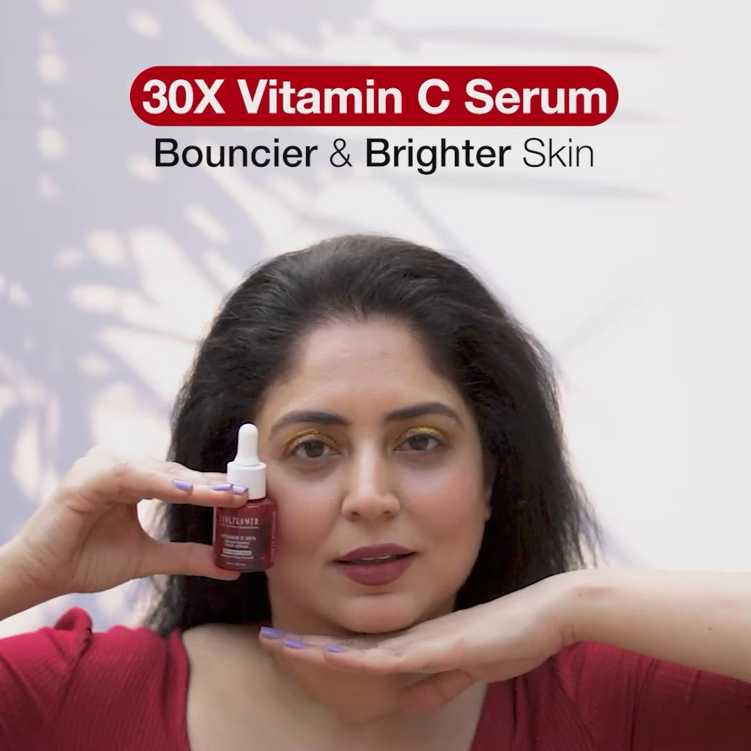 30X Vitamin C Serum for Bouncier & Brighter Skin benefits and clinical results