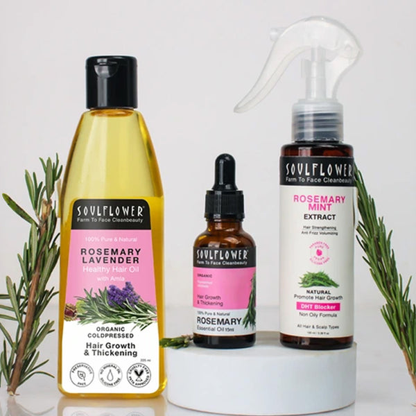 3x Rosemary for Moderate Hair Fall