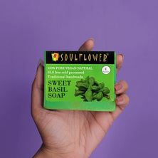 sls free sweet basil cleanser soap